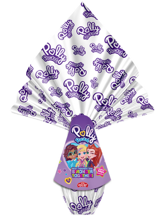 Milk Chocolate Egg POLLY POCKET 150g with Surprise Gift