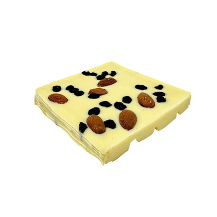 Handmade White Chocolate with Almonds and Raisins 90g