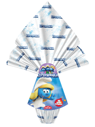 Milk Chocolate Egg THE SMURFS 150g with Surprise Gift